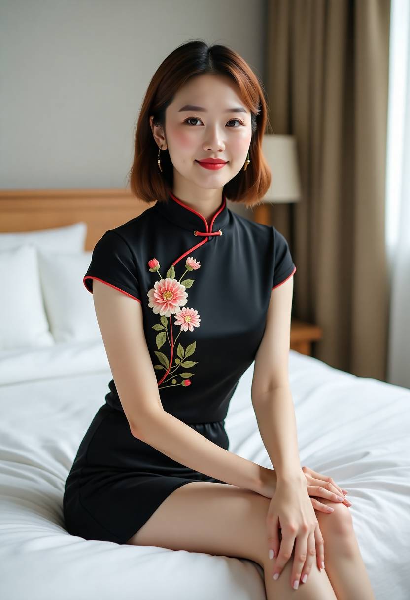 厨房里制作手工甜点